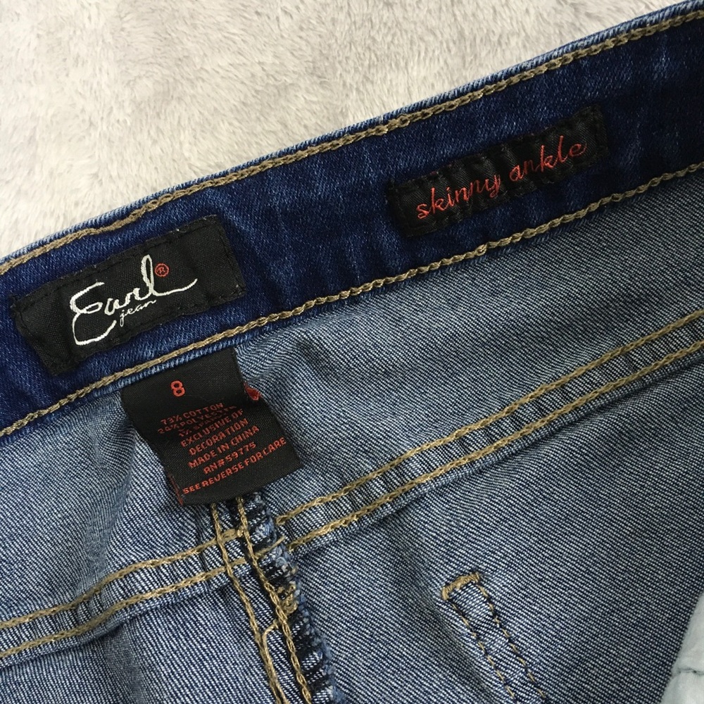 Earl Jeans Skinny Ankle High Waisted Size 8 - Picture 3 of 8